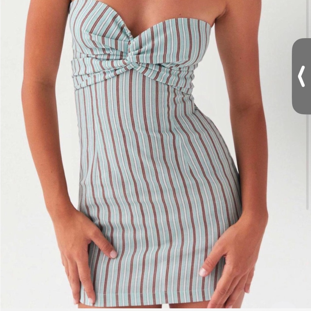 Peppermayo coastal stripe dress